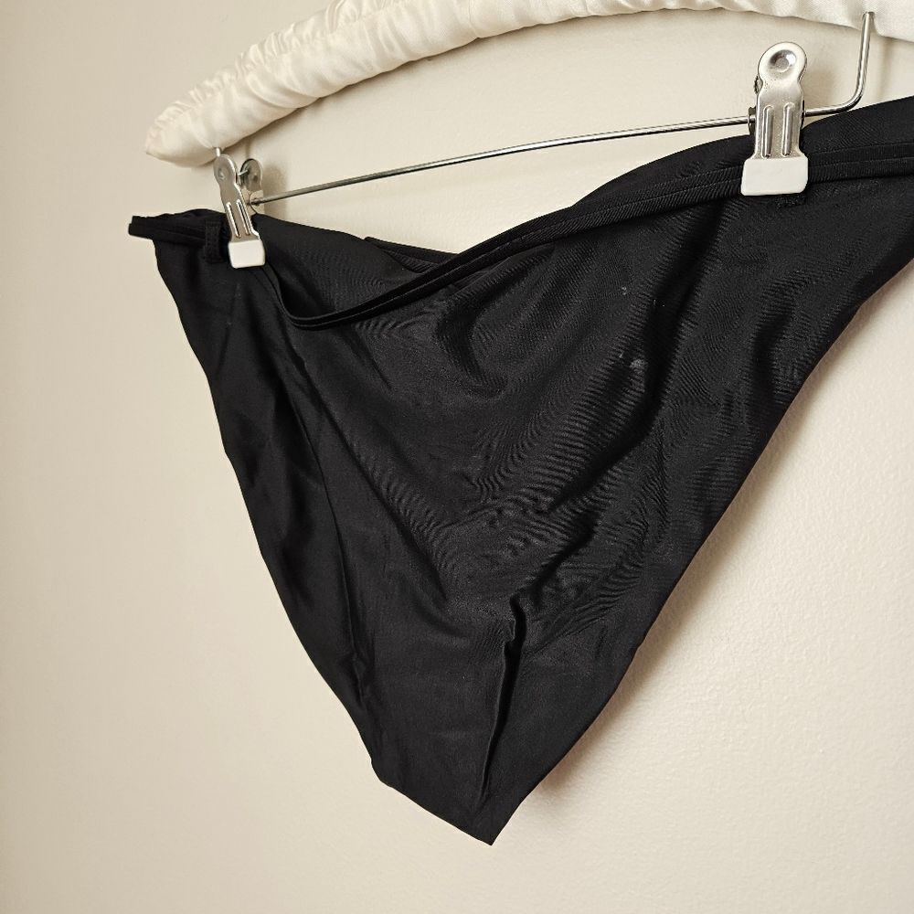 Andie Swim Bikini Bottom The Riviera Belted Black Casual Neutral Classic - Picture 8 of 15